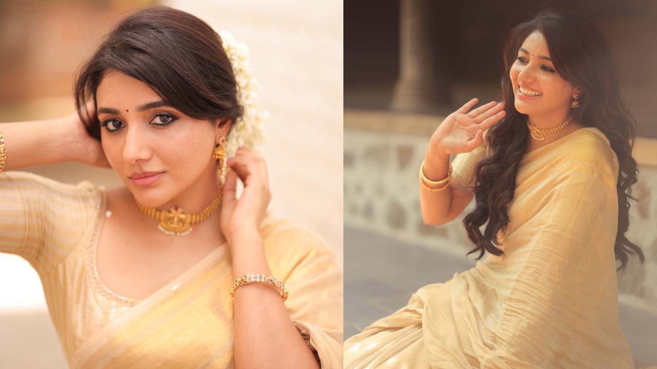 Mirnaa : హ్యాపీ ఓనం అంటూ మిర్నా మీనన్ క్యూట్ ఫోటోలు..