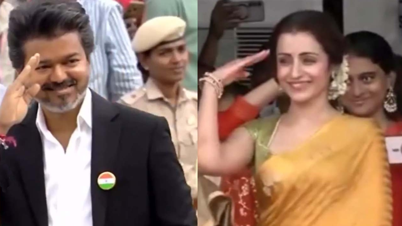 Trisha : స్వాతంత్ర్య వేడుకల్లో సీఎం విజయ్ తల్లిదండ్రులతో త్రిష‌.. ఫ్రంట్ రోలో కూర్చుని..
