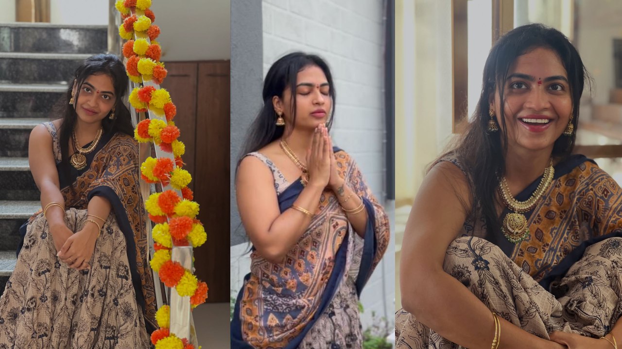 Alekhya Harika : వరలక్ష్మి వ్రతం స్పెషల్.. హాఫ్ శారీలో అలేఖ్య హారిక స్పెషల్ ఫొటోలు.. పూజ చేసి..