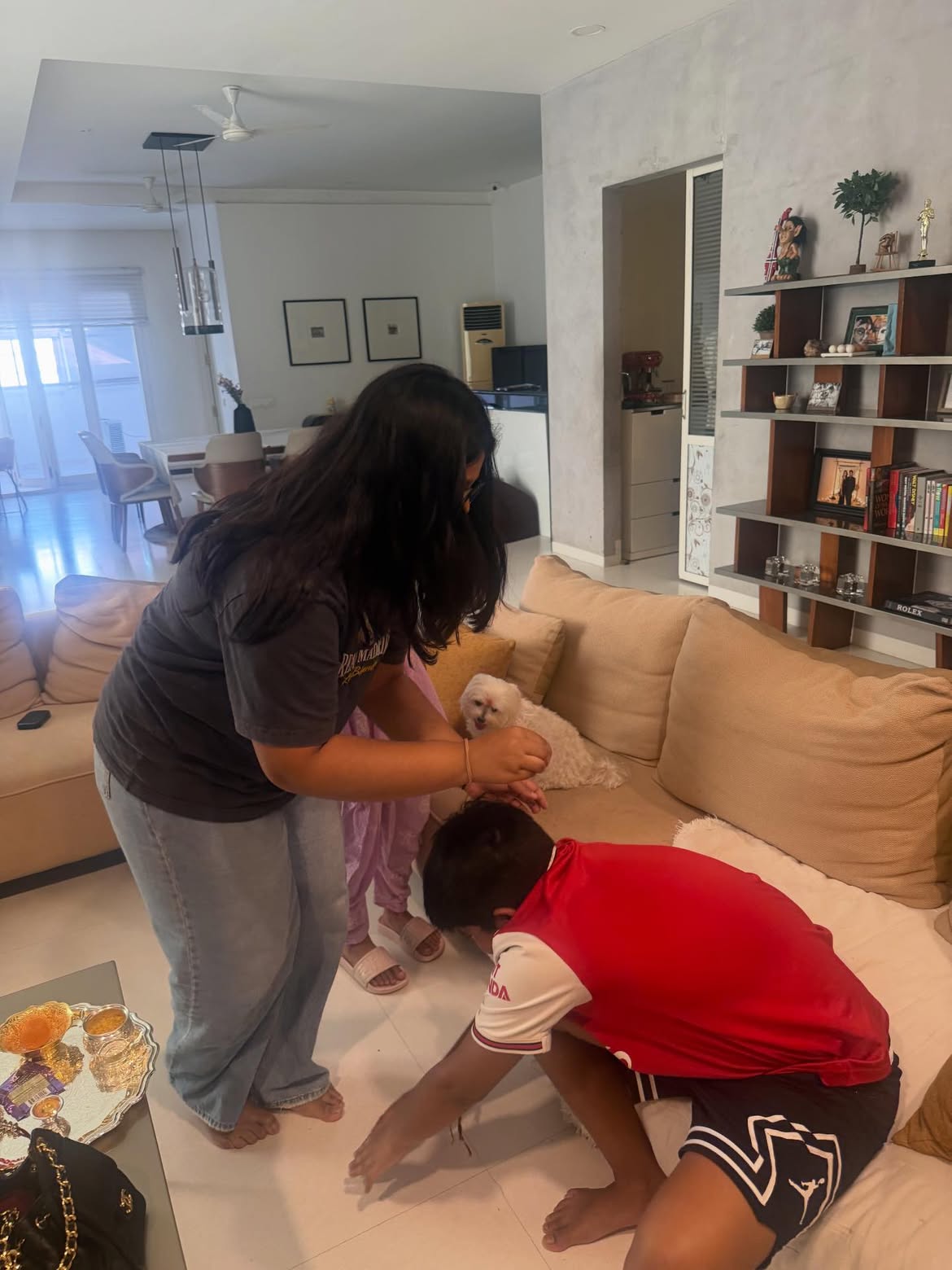 Allu Arjun Children Rakhi Celebrations Allu Arha Tied Rakhi to Ayaan