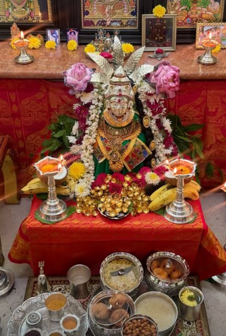 Allu Sneha Reddy Nayanika Reddy Varalakshmi Vratham