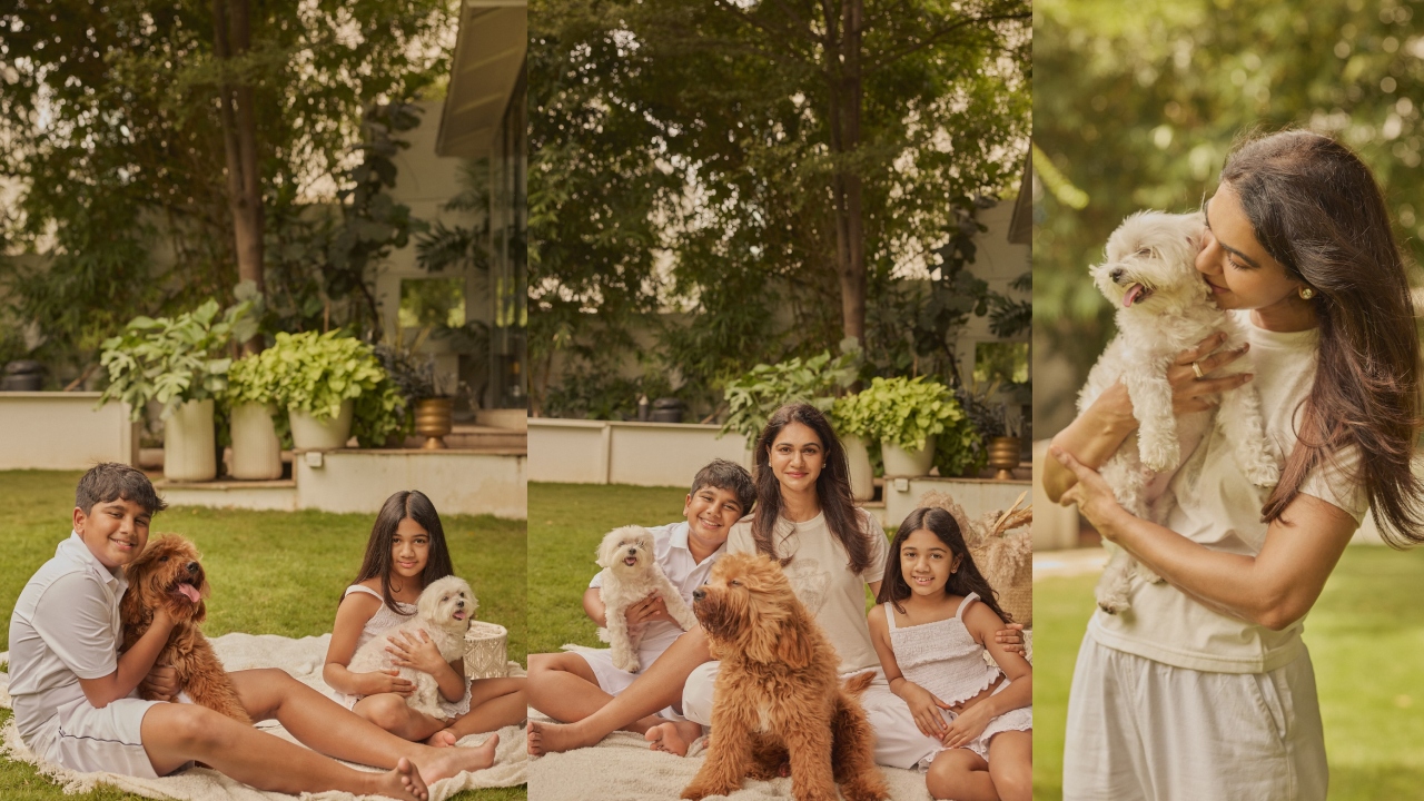 Allu Sneha Reddy : పెంపుడు కుక్క‌ల‌తో అల్లు అర్జున్ పిల్ల‌లు.. ఫోటోలు వైర‌ల్‌..
