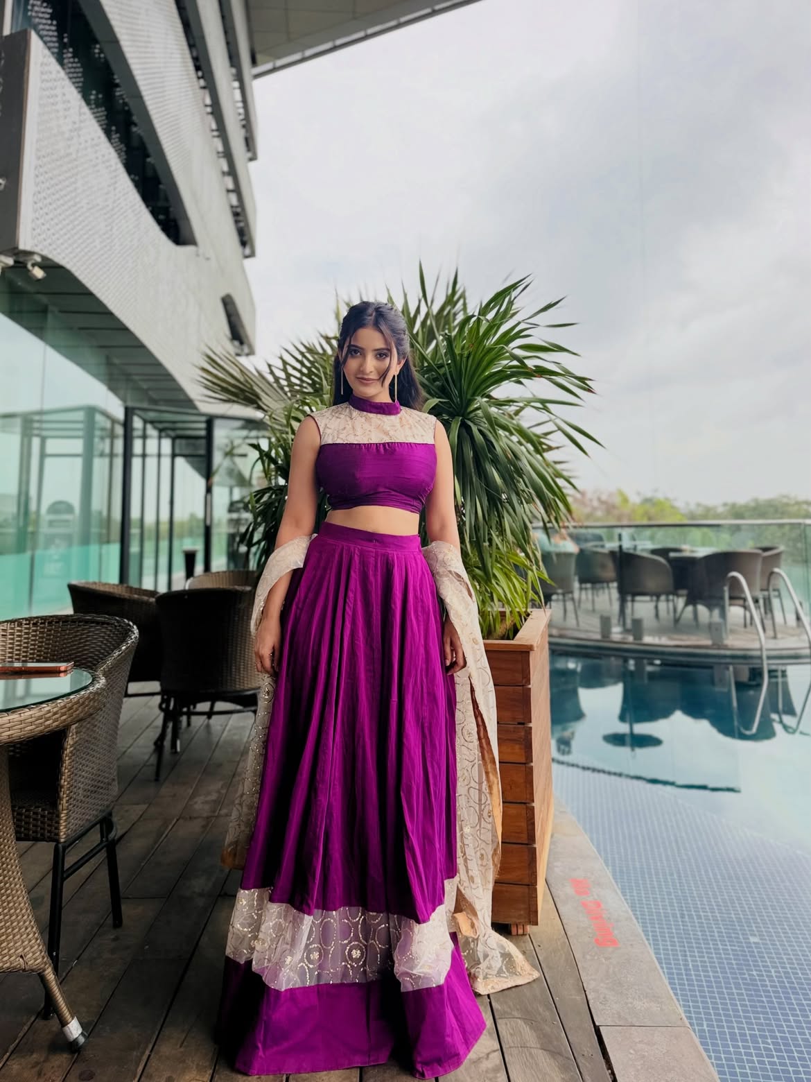 Ananya Nagalla Chraming Looks in Pink Lehenga