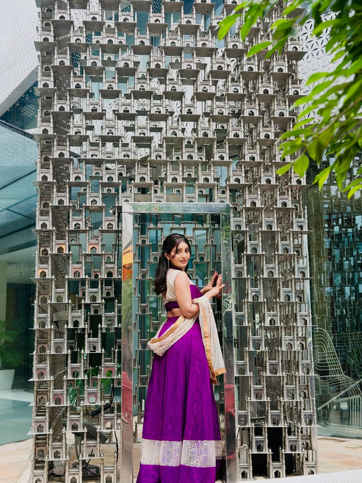 Ananya Nagalla Chraming Looks in Pink Lehenga