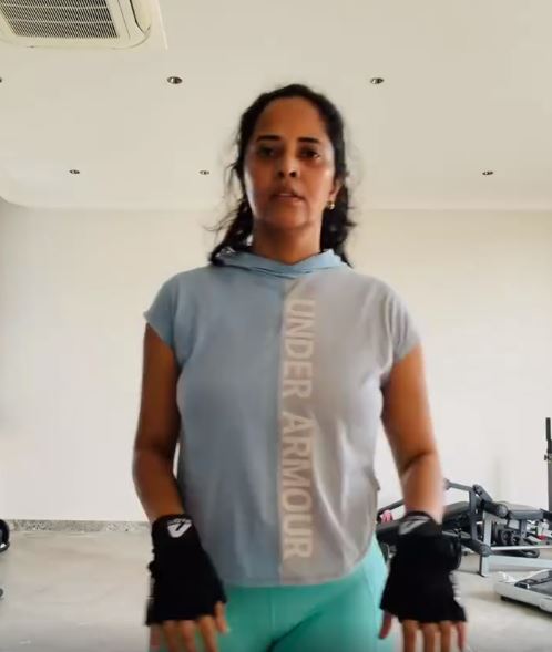 Anasuya Bharadwaj Shares her Workout Photos