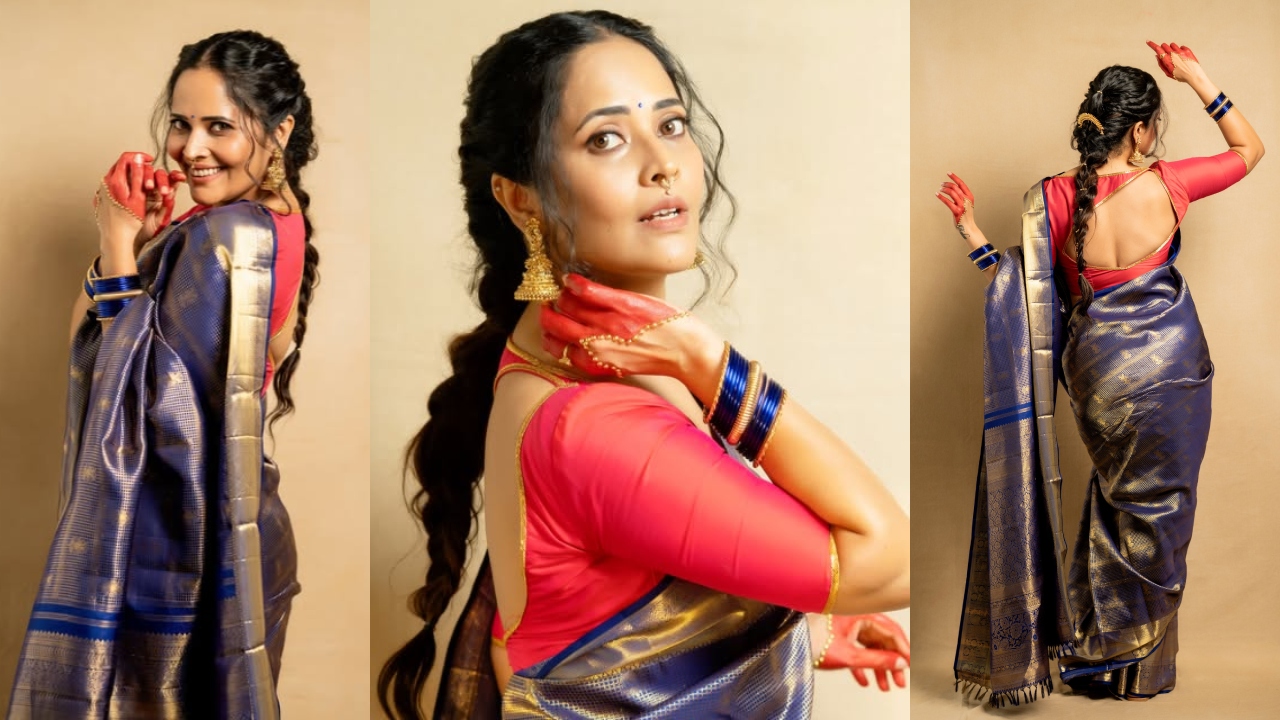 Anasuya Bharadwaj : రుక్మిణి రూపంలో తెలుగు యాంక‌ర్‌.. అనసూయ భరద్వాజ్ స్ట‌న్నింగ్ ఫోటోలు వైర‌ల్..