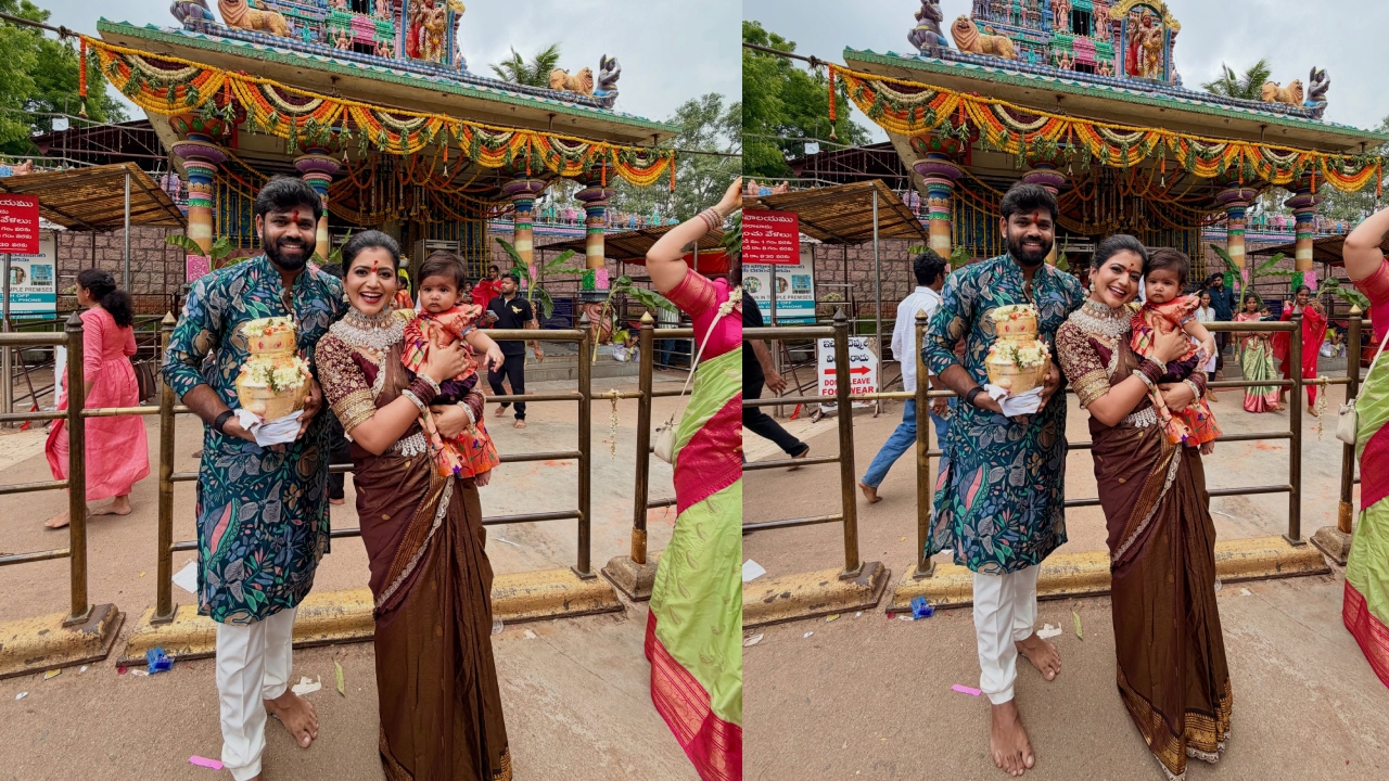 Shiva Jyothi : పెద్దమ్మ తల్లికి బోనం.. కూతురితో శివ‌జ్యోతి.. క్యూట్ ఫోటోలు..
