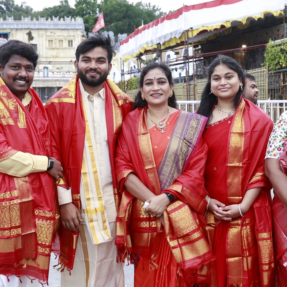 AP Home Minister Vangalapudi Anitha Visits Tirumala Temple with Family