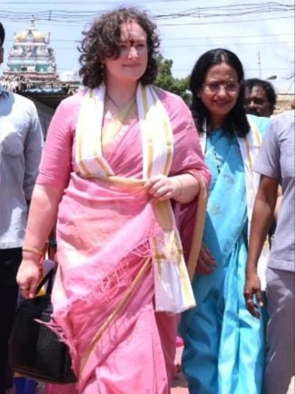 Pawan Kalyan Wife Anna Lezhneva Visits Pithapuram