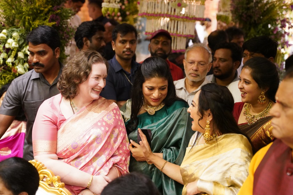 Anna Konidela Attends Bandla Ganesh Daughter Janani Marriage