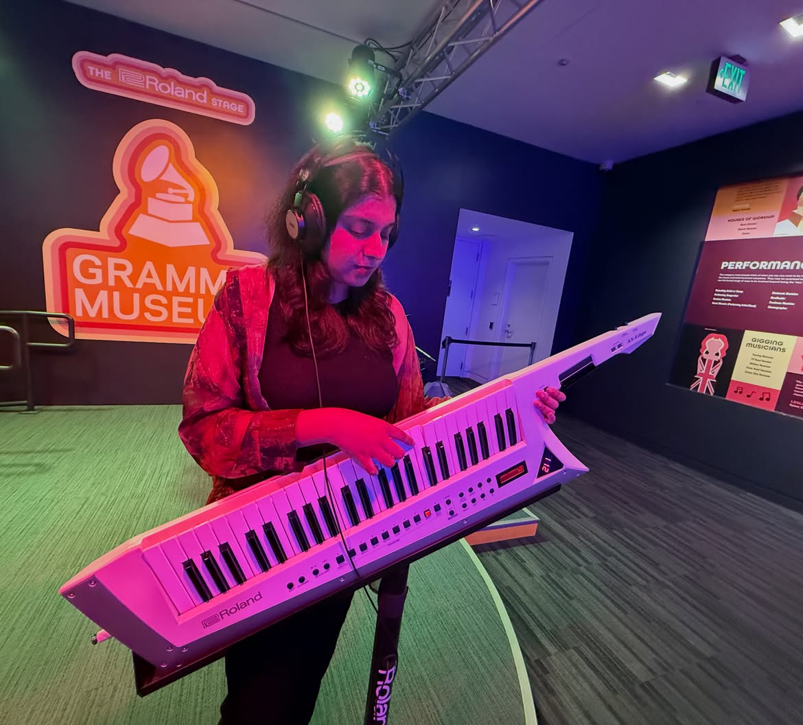 Roja Daughter Anshu Selvamani Shares Photos from Grammy Museum