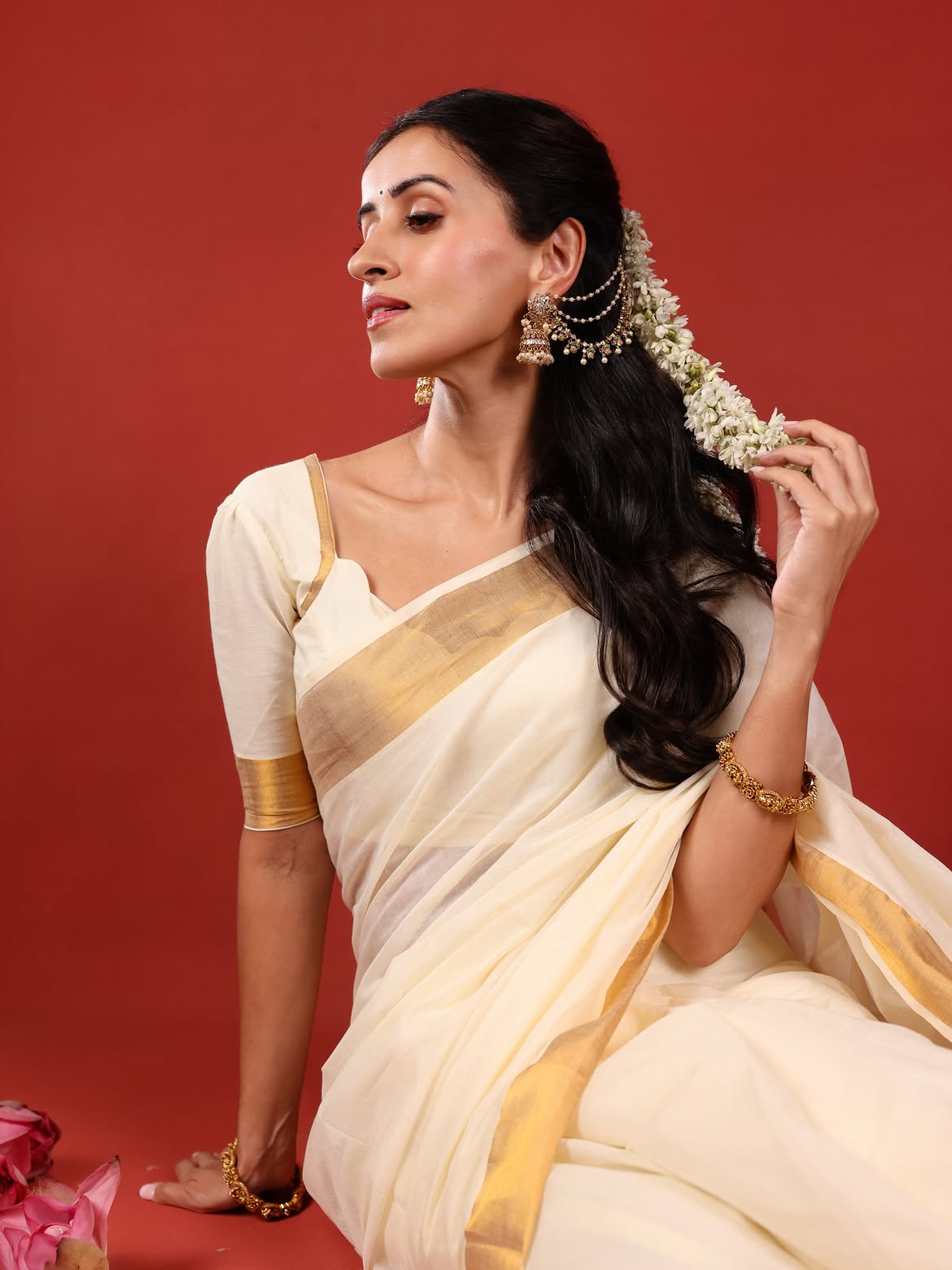 Anshu Ambani Onam Special Photos