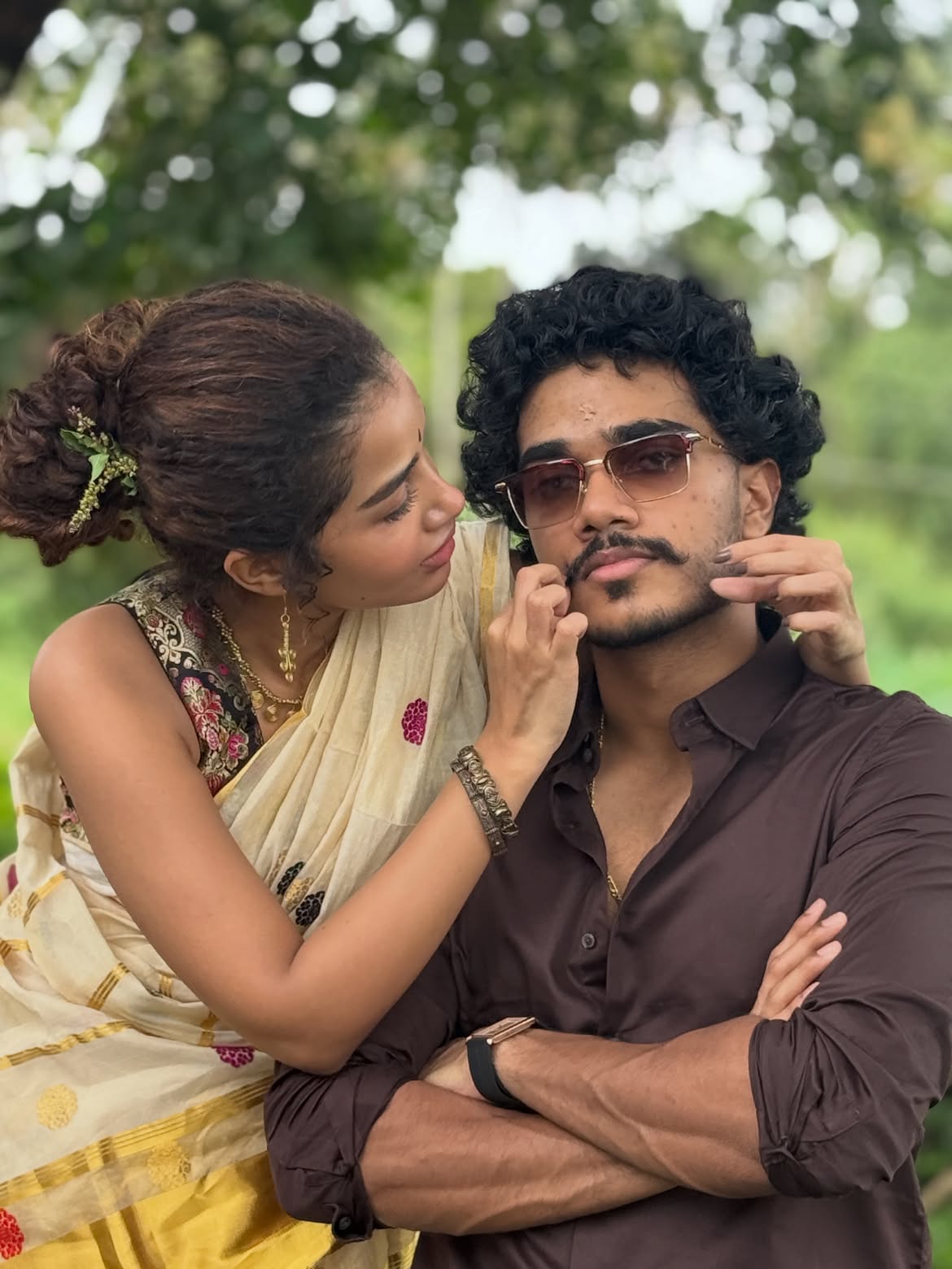 Anupama Parameswaran Onam Celebrations with Family