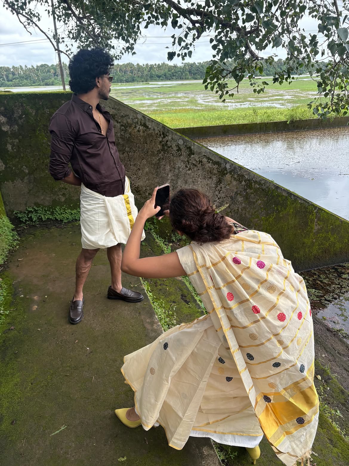 Anupama Parameswaran Onam Celebrations with Family