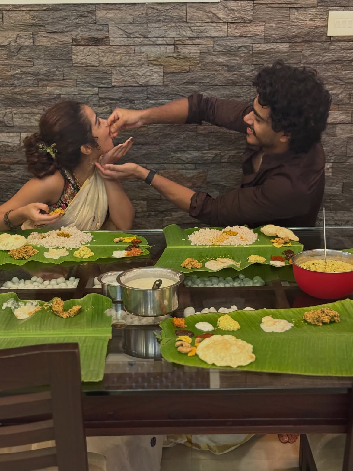 Anupama Parameswaran Onam Celebrations with Family