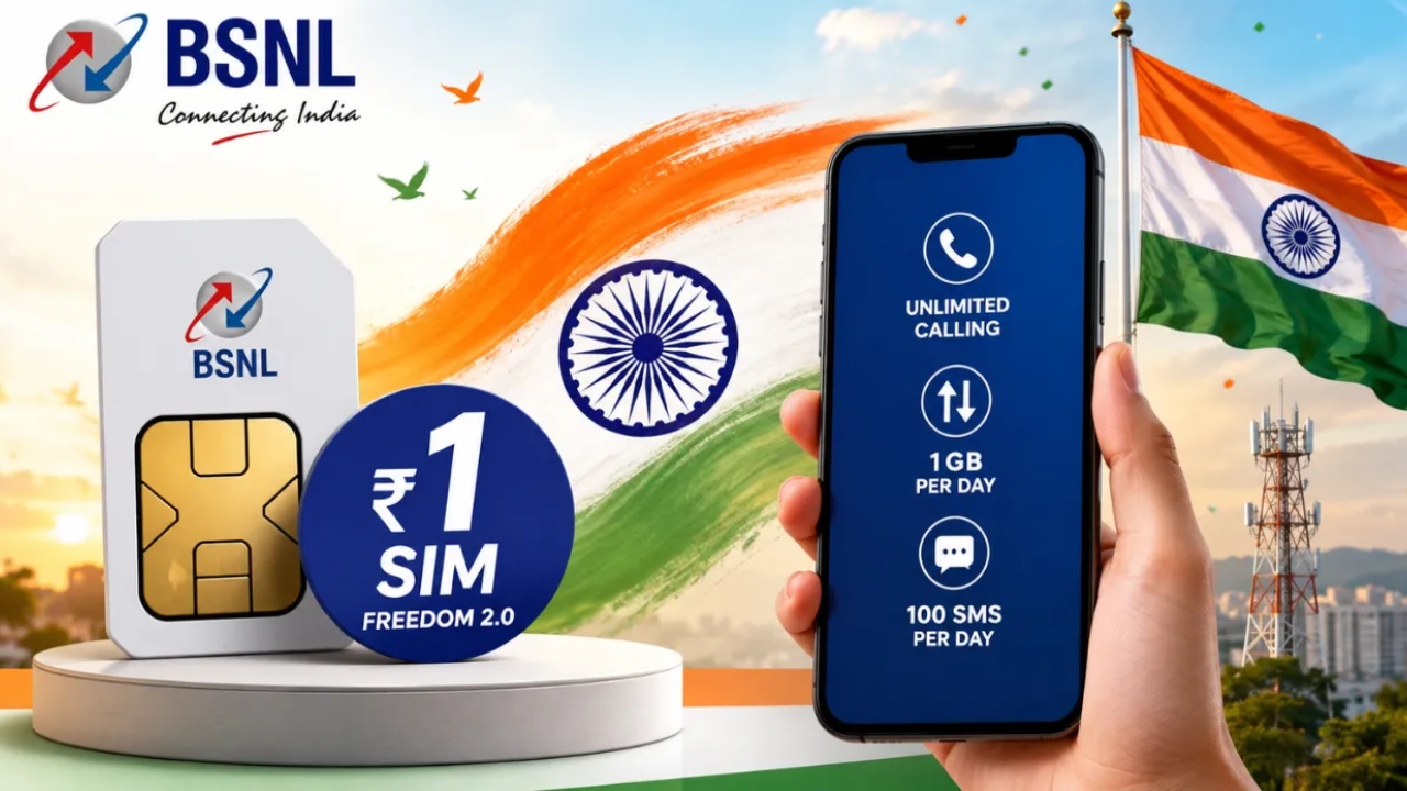 BSNL Independence Day 2026 : BSNL స్పెషల్ ఫ్రీడమ్ 2.0 ఆఫర్.. రూ.1కే సిమ్.. రోజూ 1GB డేటా, అన్‌లిమిటెడ్ కాలింగ్