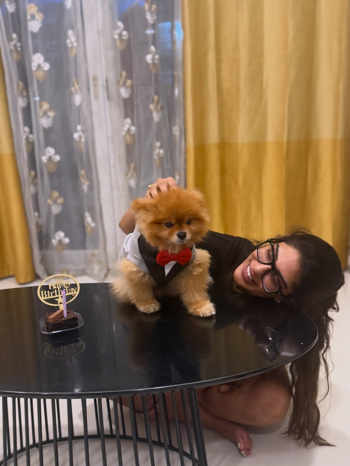 Surekhavani Supritha Celebrates her Pet Dog Birthday