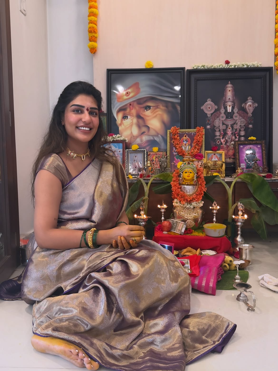 Surekha Vani Supritha Varalakshmi Vratham Special Photos