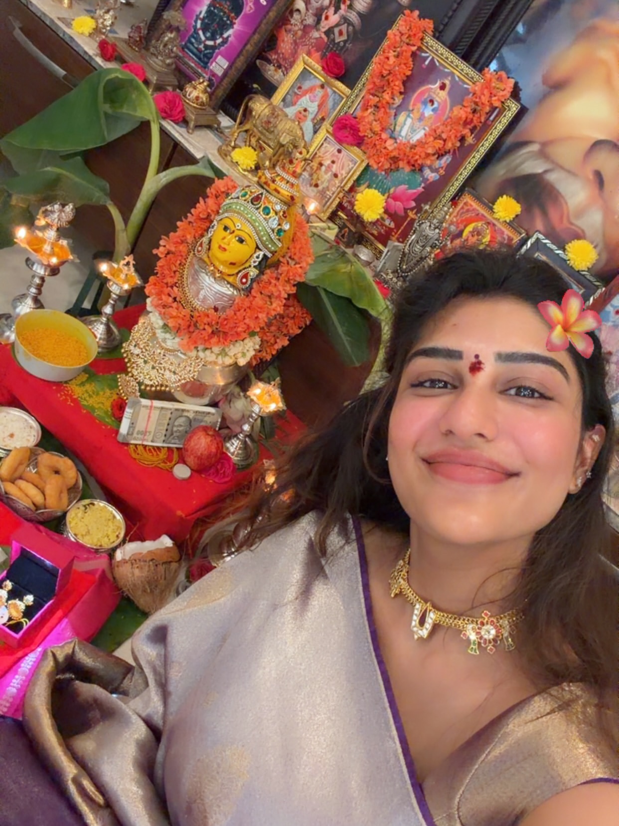Surekha Vani Supritha Varalakshmi Vratham Special Photos