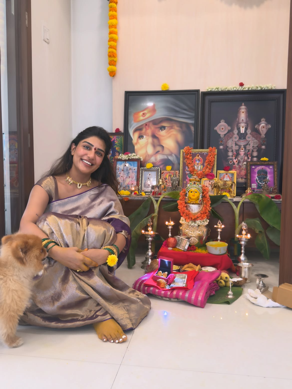 Surekha Vani Supritha Varalakshmi Vratham Special Photos