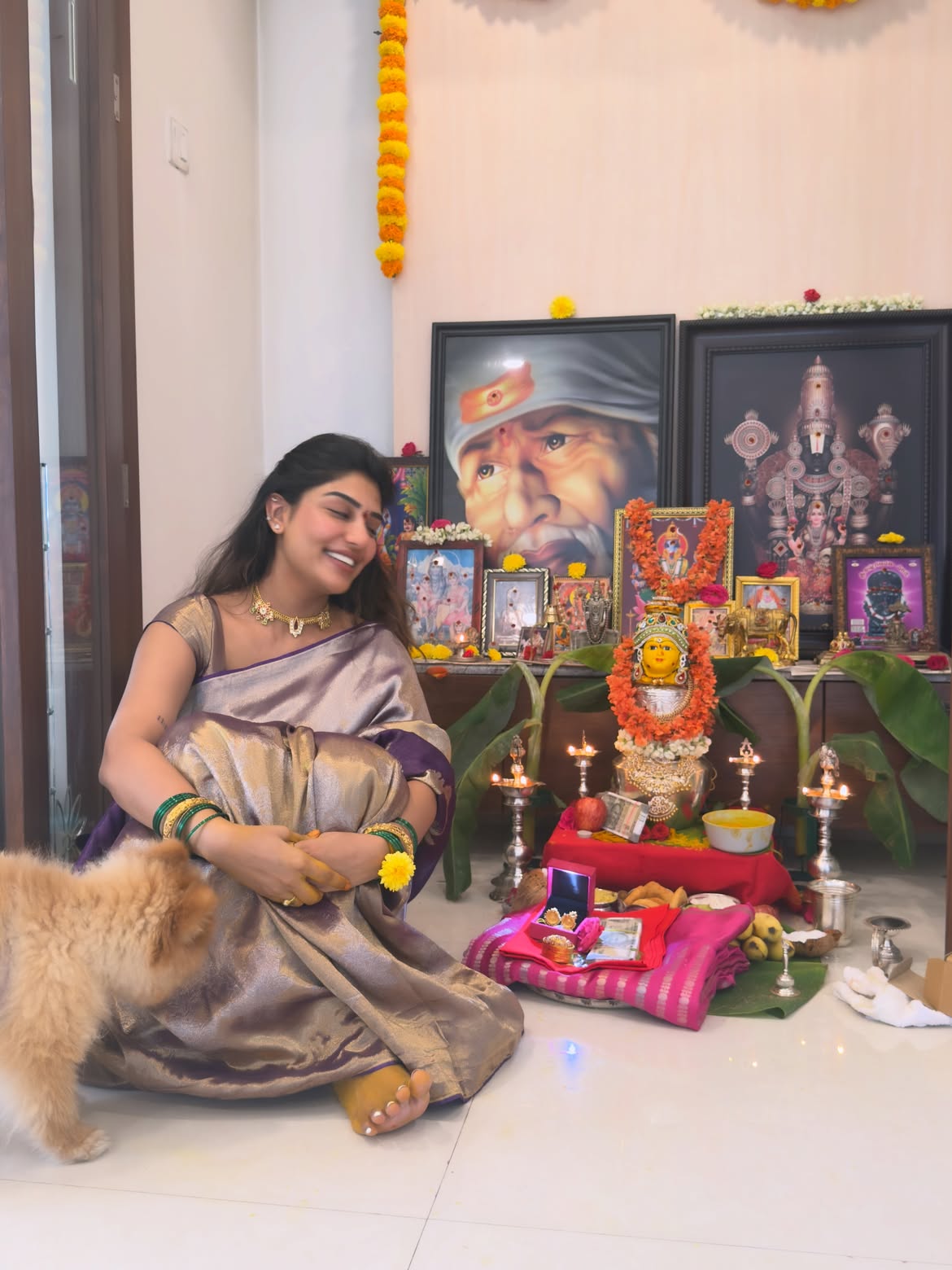 Surekha Vani Supritha Varalakshmi Vratham Special Photos