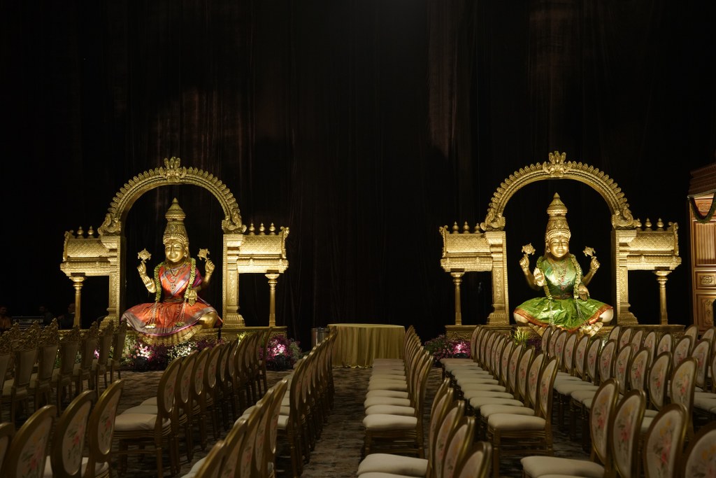 Bandla Ganesh Daughter Wedding Stage Set