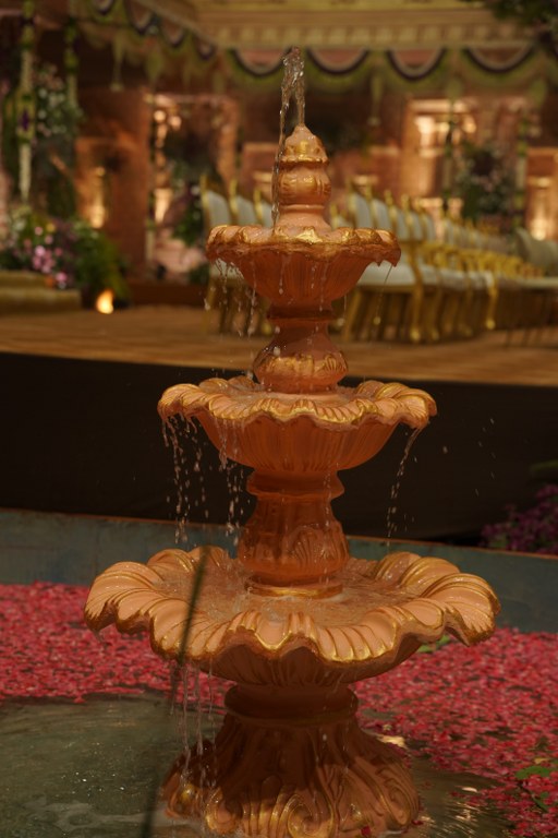 Bandla Ganesh Daughter Wedding Stage Set