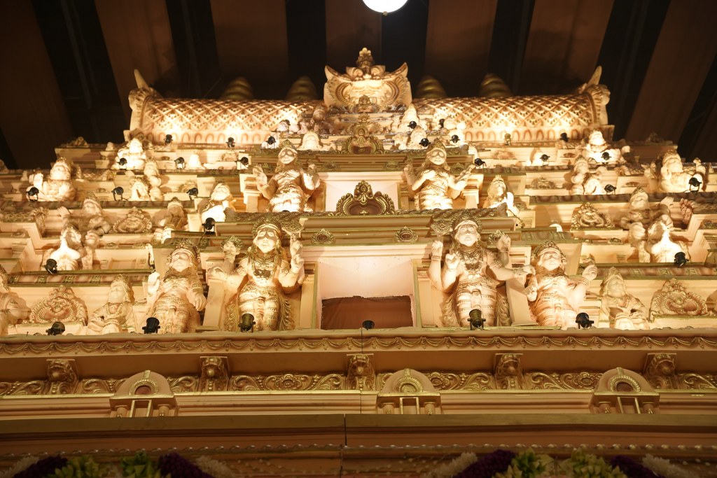Bandla Ganesh Daughter Wedding Stage Set