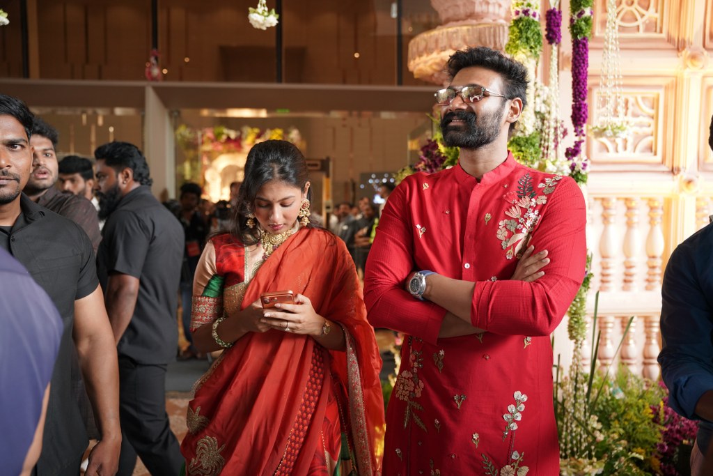 Bellamkonda Sreenivas with Wife Kavya Reddy