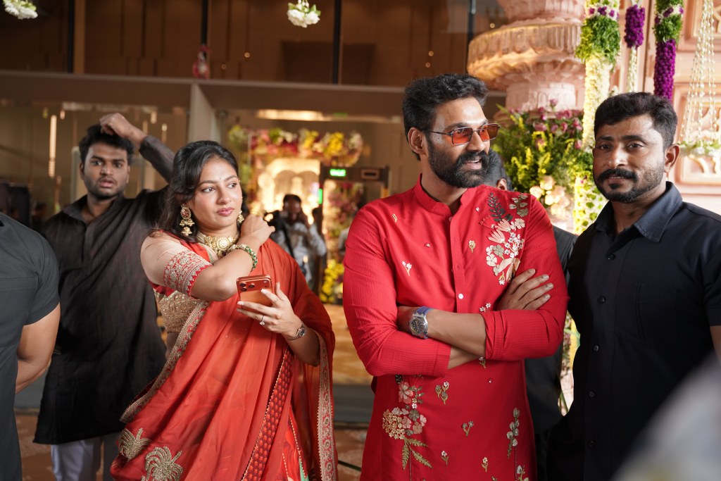 Bellamkonda Sreenivas with Wife Kavya Reddy