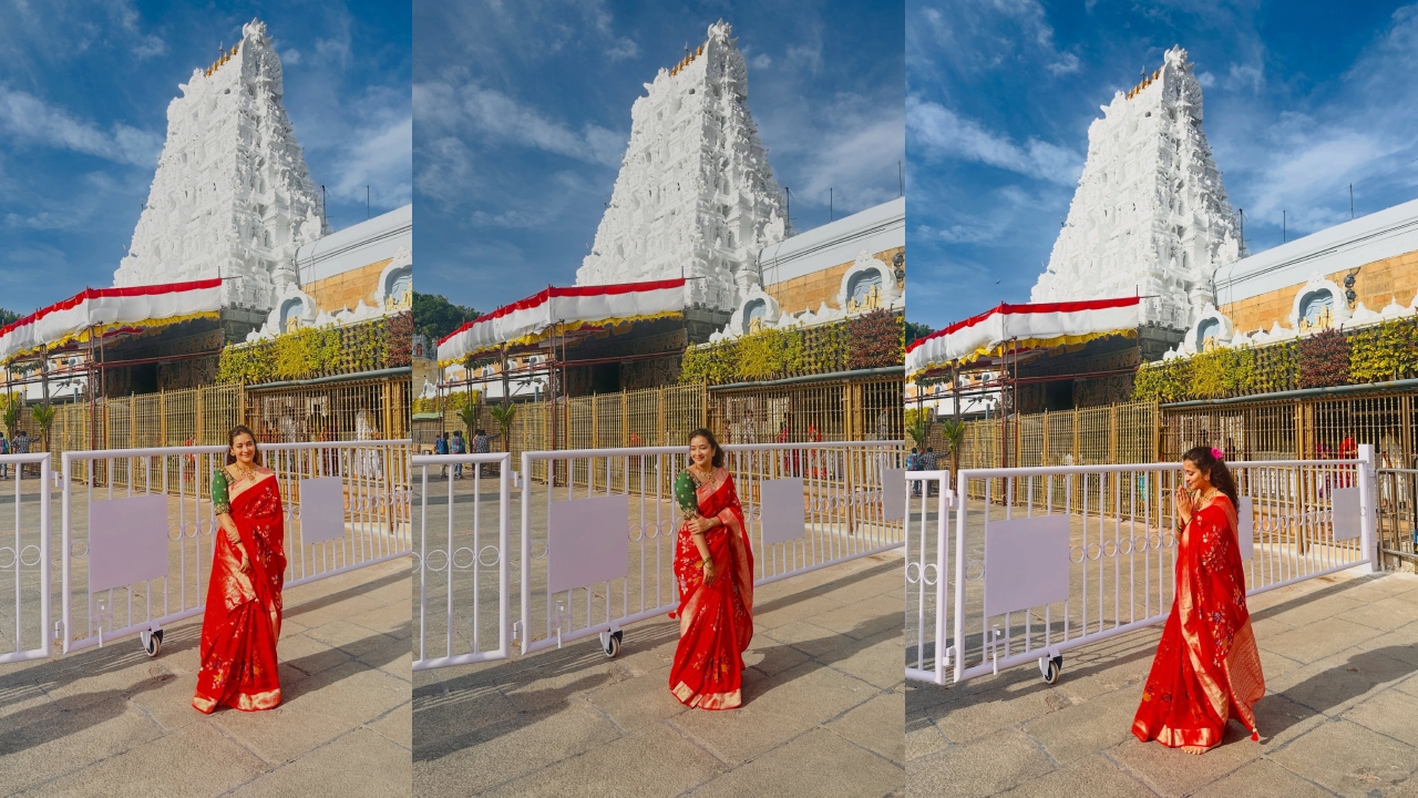 Bhanu Sri : తిరుమ‌ల శ్రీవారి సేవ‌లో బిగ్‌బాస్ ఫేమ్ భాను శ్రీ..