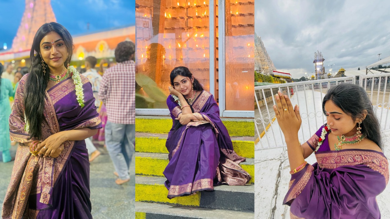 Bramarambika Tutika : తిరుమలను సందర్శించిన నటి భ్రమరాంబిక.. ఫొటోలు..