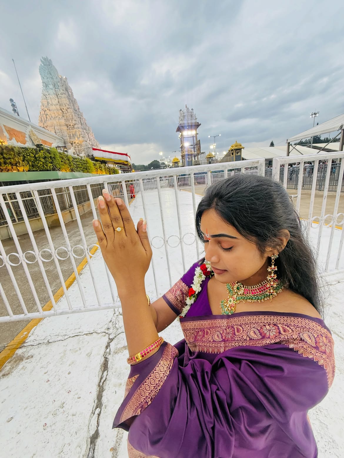 Bramarambika Tutika Visits Tirumala