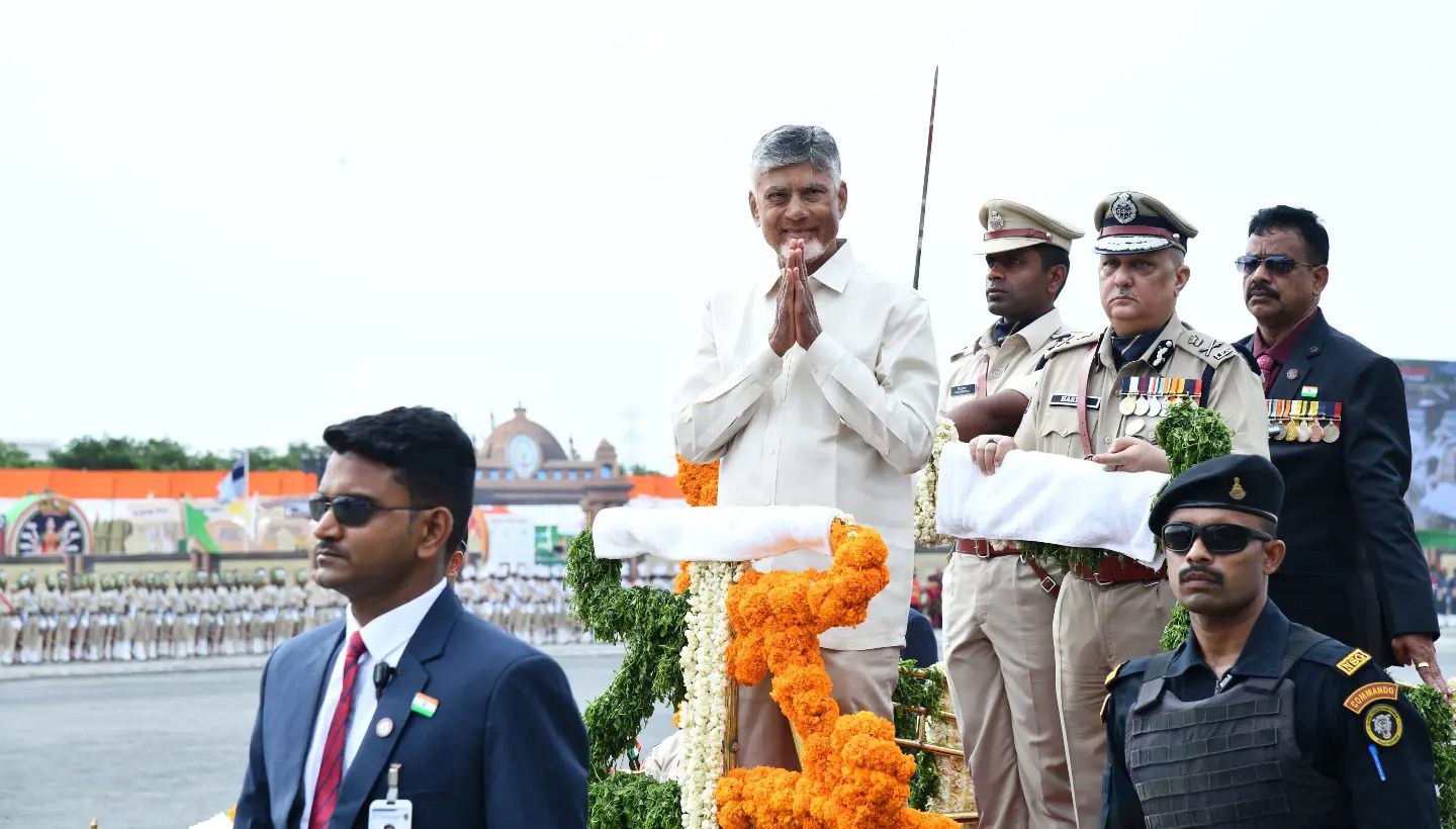 CM Chandrababu Naidu Celebrated Independence Day Celebrations in Amaravati