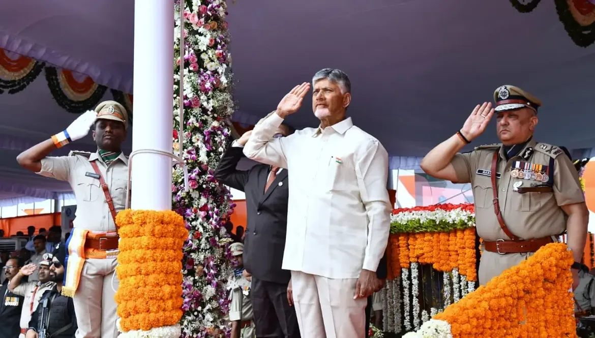 CM Chandrababu Naidu Celebrated Independence Day Celebrations in Amaravati