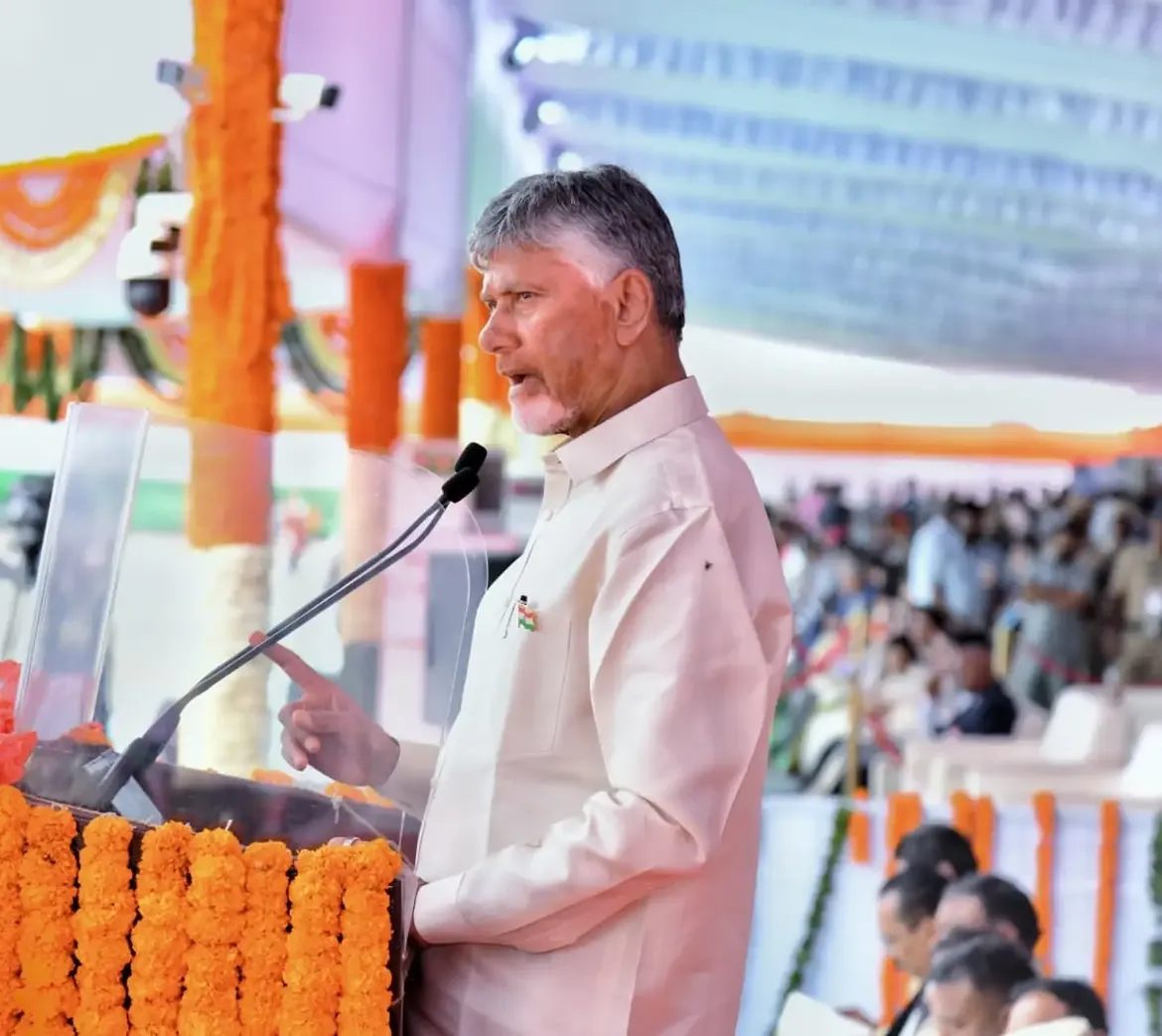 CM Chandrababu Naidu Celebrated Independence Day Celebrations in Amaravati