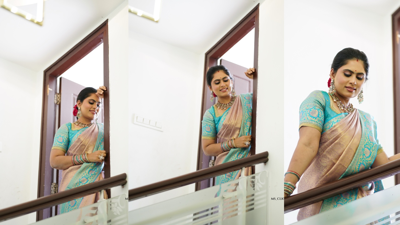 Tejaswini Vygha : శారీలో దిల్ రాజు భార్య.. తేజ‌స్విని క్యూట్ ఫోటోలు..
