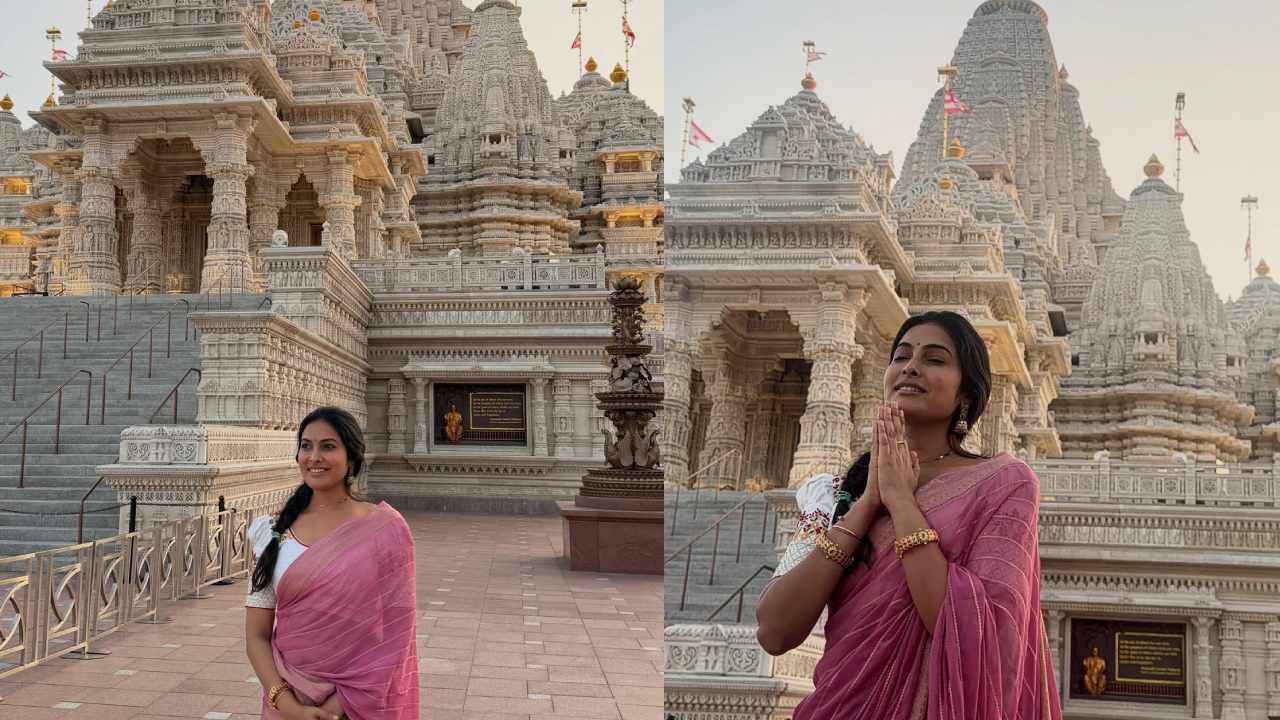 Divi : అమెరికాలో దేవాలయం.. న్యూ జెర్సీ శ్రీమన్నారాయణ ఆలయాన్ని సందర్శించిన దివి..