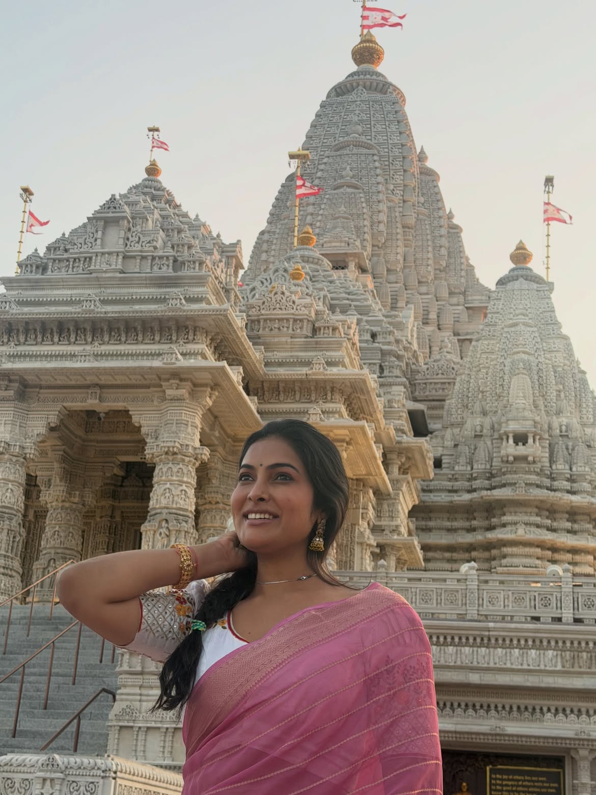 Divi Shares Traditional Photos from BAPS Temple New Jersey