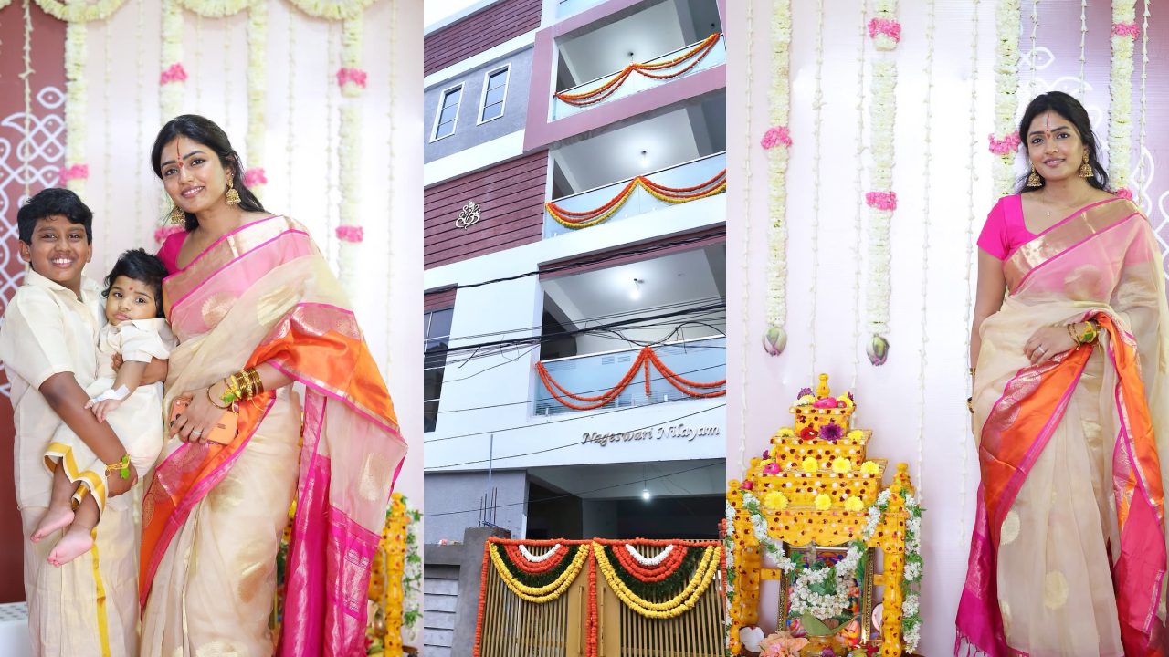 Eeshaa Rebba : కొత్తింట్లోకి అడుగు పెట్టిన హీరోయిన్.. గృహప్రవేశం ఫొటోలు..
