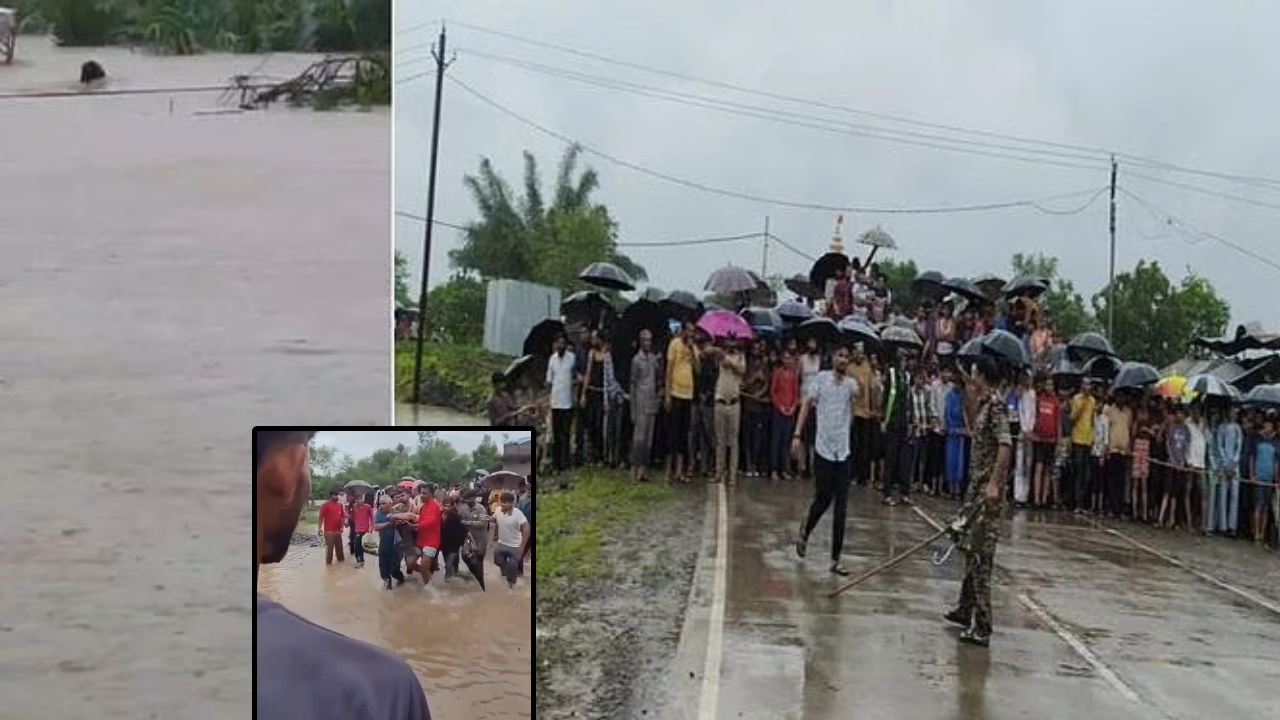 Rajgarh Flood Accident : ఘోర ప్రమాదం.. కాల్వలో కొట్టుకుపోయిన వ్యాన్.. తొమ్మిది మంది మృతి..