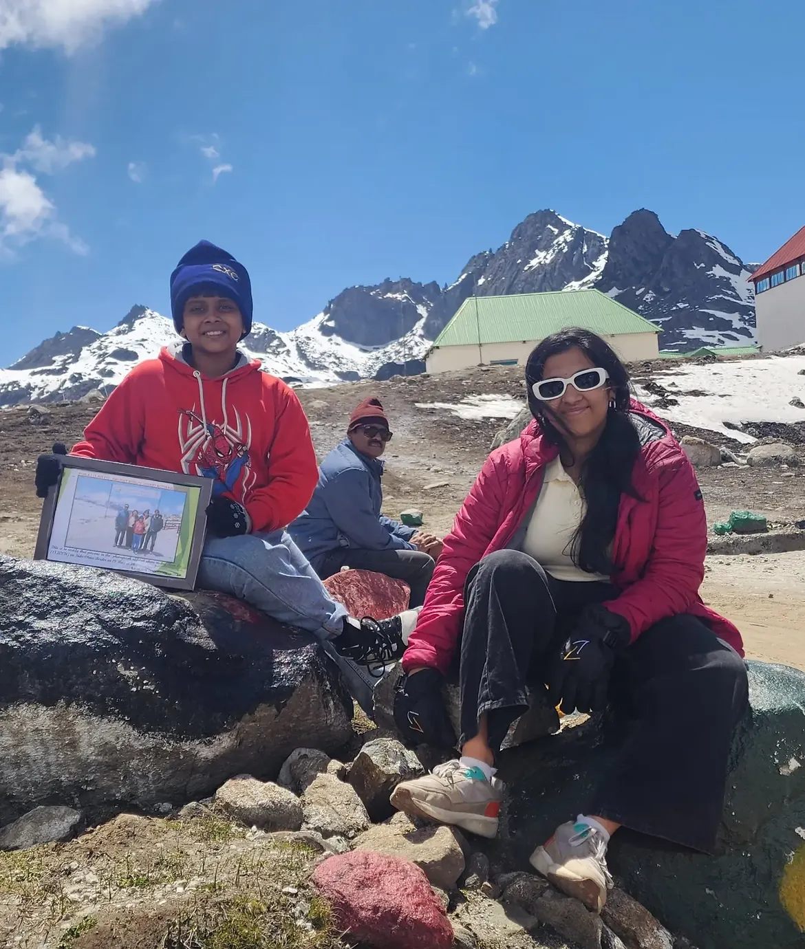 Gayatri Bhargavi Celebrated Independence Day in Himalayas