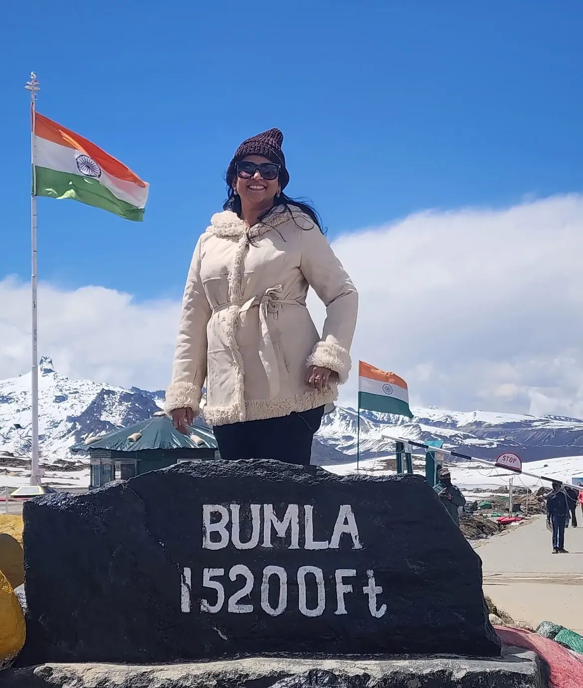 Gayatri Bhargavi Celebrated Independence Day in Himalayas