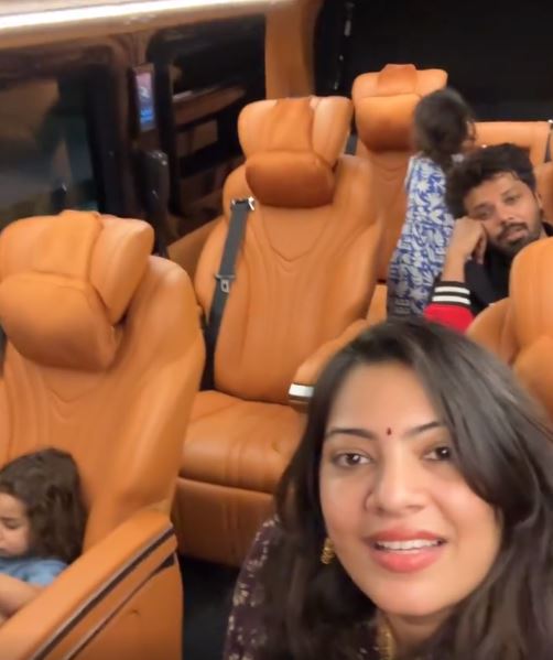 Geetha Madhuri Visits Tirumala With Family