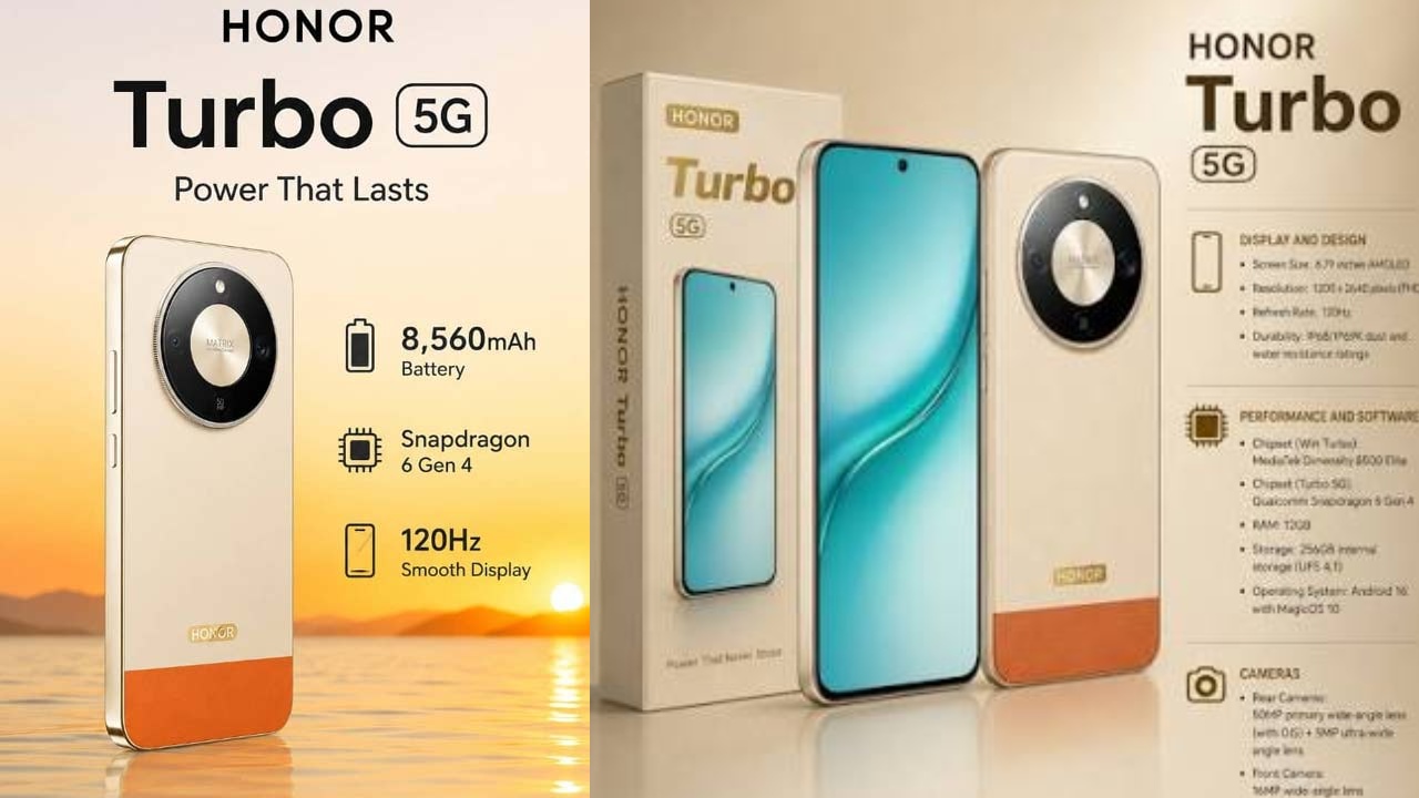 Honor Turbo 5G : కొత్త హానర్ టర్బో 5G వచ్చేసింది.. కెమెరా ఫీచర్లు అదుర్స్, ధర జస్ట్ ఎంతంటే?