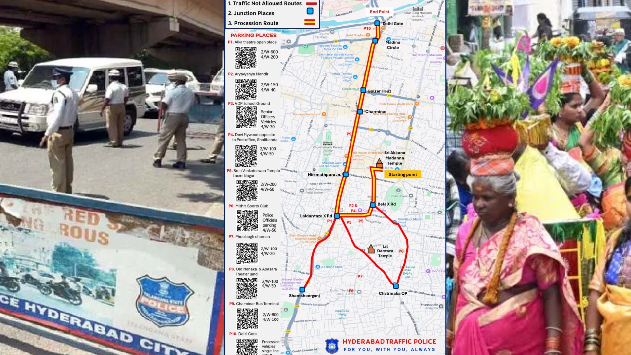 Traffic Restrictions : హైదరాబాద్ వాసులకు అలర్ట్.. ఈ ప్రాంతాల్లో నేడు, రేపు ట్రాఫిక్ ఆంక్షలు.. ప్రత్యామ్నాయ మార్గాలివే..