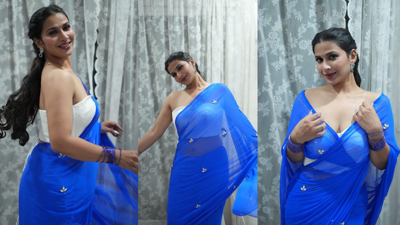 Inaya Sulthana : నీలి రంగు చీరలోన.. సందమామ నీవే జాణ.. ఇనయా సుల్తానా ఫొటోలు..