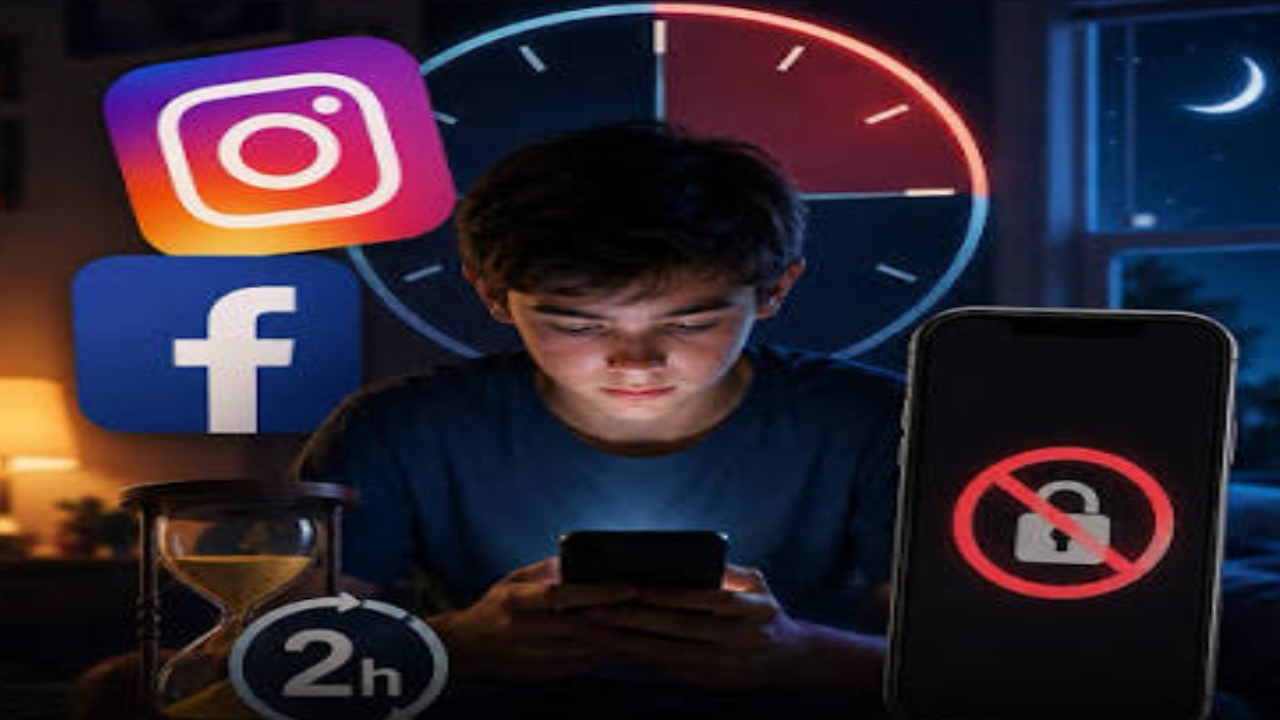 Insta-Facebook Teen : మెటా సంచలనం.. ఫేస్‌బుక్, ఇన్‌స్టా.. వాళ్లకు రోజుకు 2 గంటలే..!