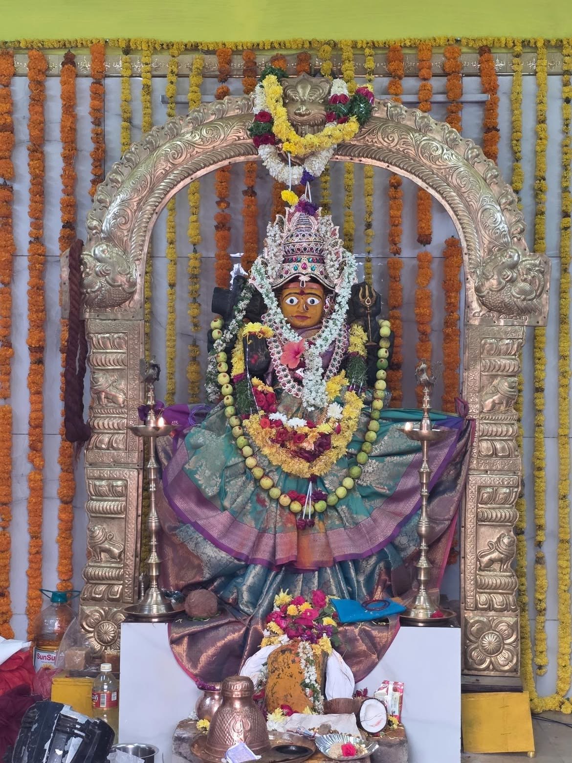 Ishwarya Vullingala Shares Bonalu Special Photos with Family