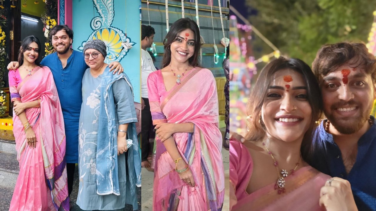 Ishwarya Vullingala : ఫ్యామిలీతో నటి ఐశ్వర్య.. బోనాలు స్పెషల్ ఫొటోలు..